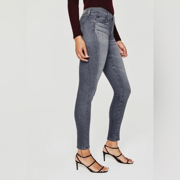 NWT AG Legging Ankle Super Skinny Jeans in Gray Size 31R - Picture 3 of 16